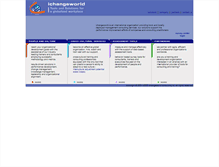 Tablet Screenshot of ichangeworld.com